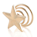 10x Women Star Shaped Swirl Spiral Hair Clip Barrettes Hair Jewelry New Hot