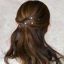 10x Women Star Shaped Swirl Spiral Hair Clip Barrettes Hair Jewelry New Hot