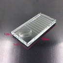 Eyelash Extension Crystal Glass Eyelashes Glue Pallet Adhesives Tray Holder