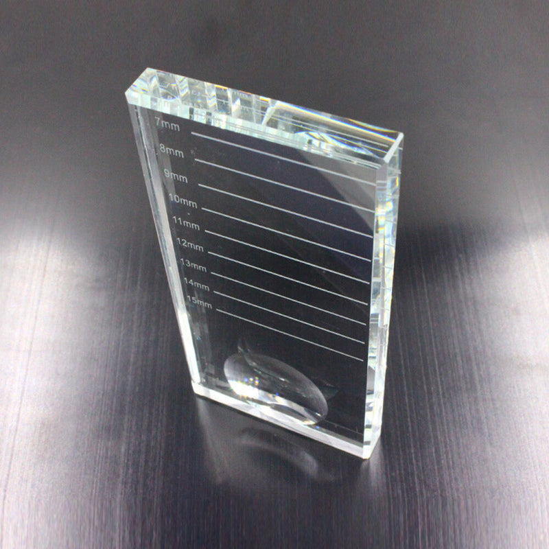 Glue Pallet Lash Holder Pad For Individual Eyelash Extensions Tool Glass Clear