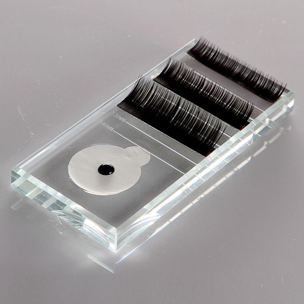Glue Pallet Lash Holder Pad For Individual Eyelash Extensions Tool Glass Clear