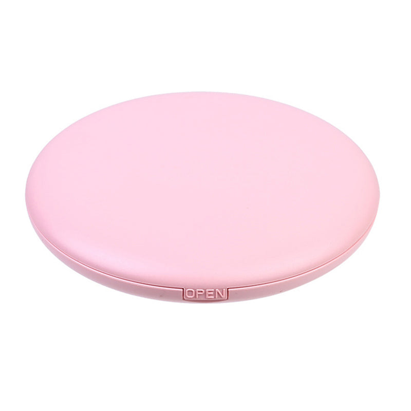1 Pcs Portable LED Makeup Lighted Makeup Hand Small Round Pocket travel Mirror