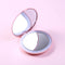 Mini LED Lighted Circular Makeup Cosmetic Mirror Magnifying Luminous Mirrors
