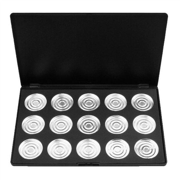 Black Makeup Palette Empty Eyeshadow Blusher Cases Cosmetic Collection Small