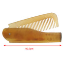 Yak Horn Comb Foldable Pocket Clip Styling Hairdressing Tool Useful Nice