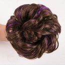 Short Messy Curly Dish Hair Bun Extension Easy Stretch Combs Clip Nice