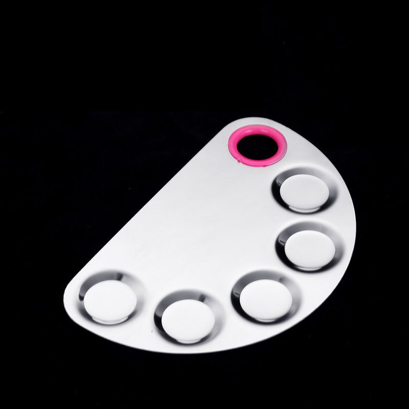 Stainless Steel Cosmetic Makeup Color Mixing Palette Spatula Nail Art Tool Set