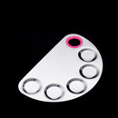 Stainless Steel Plate Spatula Eyeshadow Nail Polish Color Mixing Palette tr jt e