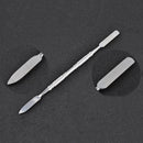 Stainless Steel Nail Art Makeup Cosmetic Mixing Palette With Spatula tool