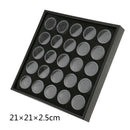 25 Grids Nail Art Empty Glitter Powder Beads Display Box Cases Container New