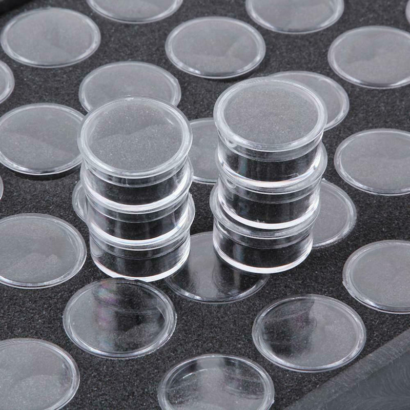 25 Grids Nail Art Empty Glitter Powder Beads Display Box Cases Container New