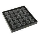 25 Grids Nail Art Empty Glitter Powder Beads Display Box Cases Container New