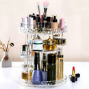 Acrylic Cosmetic Makeup Organizer Storage Box Shelf 360 Degrees Rotating Display