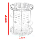 Acrylic Cosmetic Makeup Organizer Storage Box Shelf 360 Degrees Rotating Display