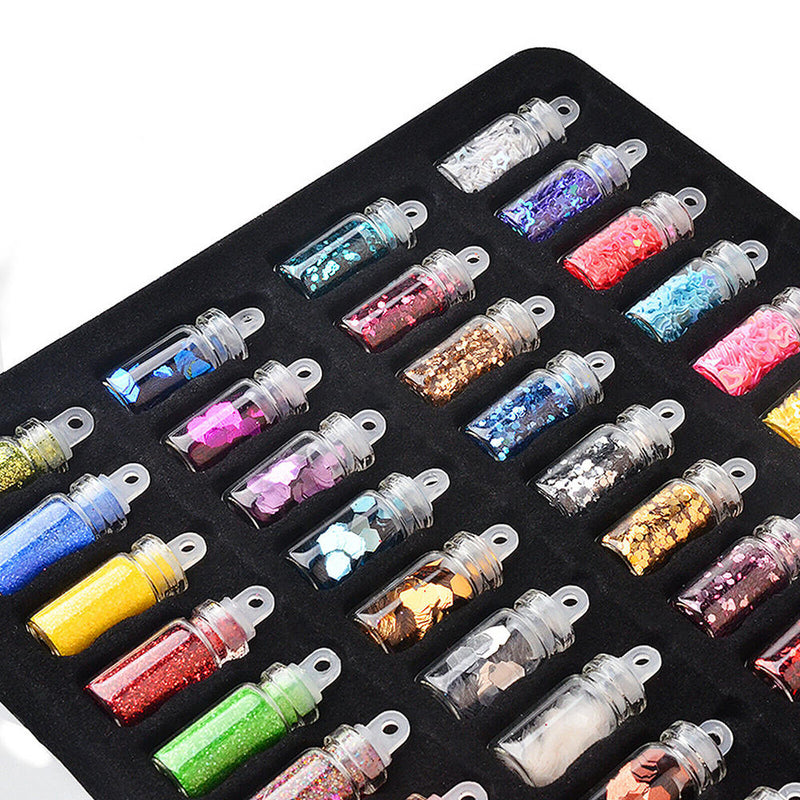 1 set Nail Glitter Powder Mirror Chameleon Nail Art Chrome Pigment Manicure Hot