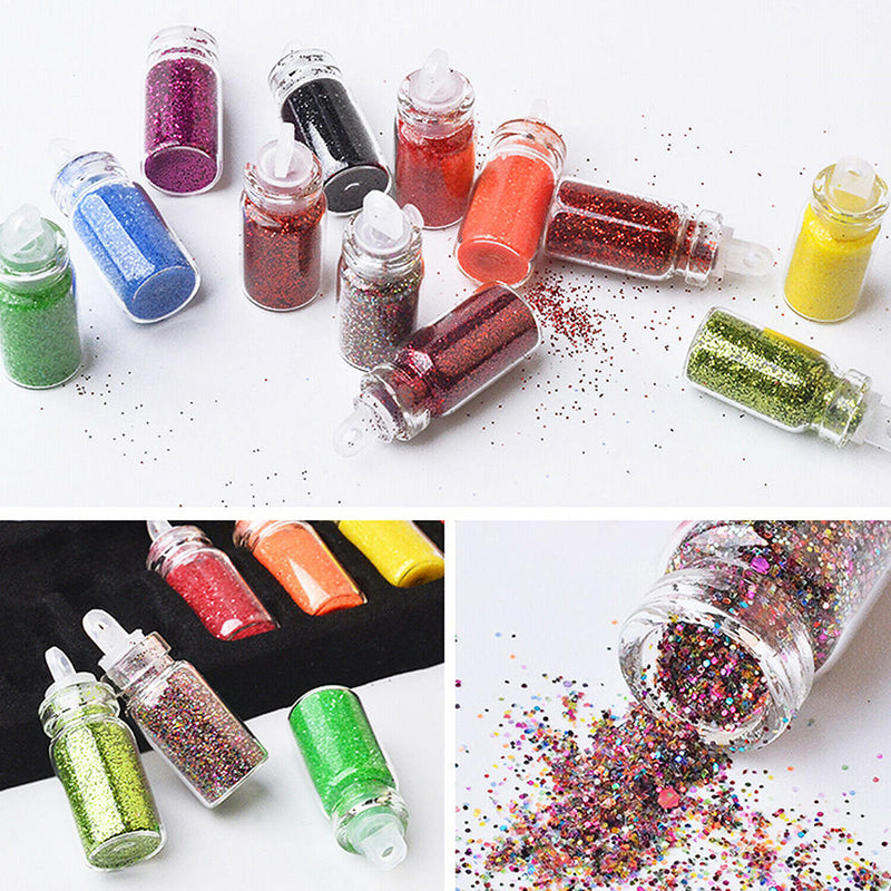 1 set Nail Glitter Powder Mirror Chameleon Nail Art Chrome Pigment Manicure Hot