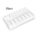 20Pcs/Box Plastic Tattooed Disposable Color Holder Nice Fashion