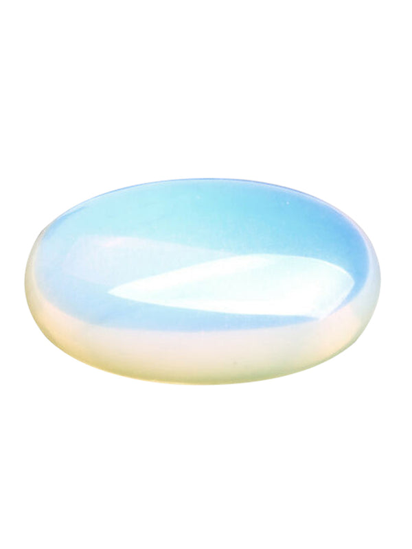 Palm Tumbled Stones Opal Quartz Crystal Healing Smooth Soap Shape Massage Gems
