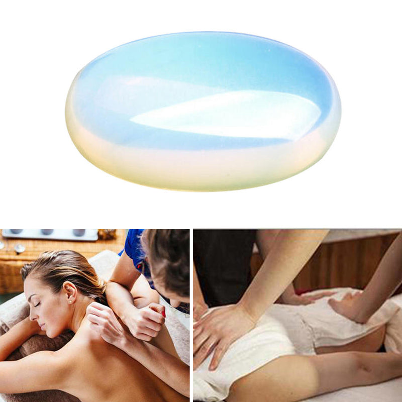 1pc Natural Quartz Crystal Palm Tumbled Stone Healing Specimen Massage New