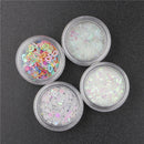 Nail Art Glitter Powders Flakes Irregular Sequins Colorful Nail Design Pigment