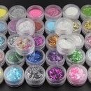 Nail Art Glitter Powders Flakes Irregular Sequins Colorful Nail Design Pigment