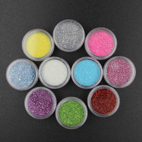 Nail Art Glitter Powders Flakes Irregular Sequins Colorful Nail Design Pigment