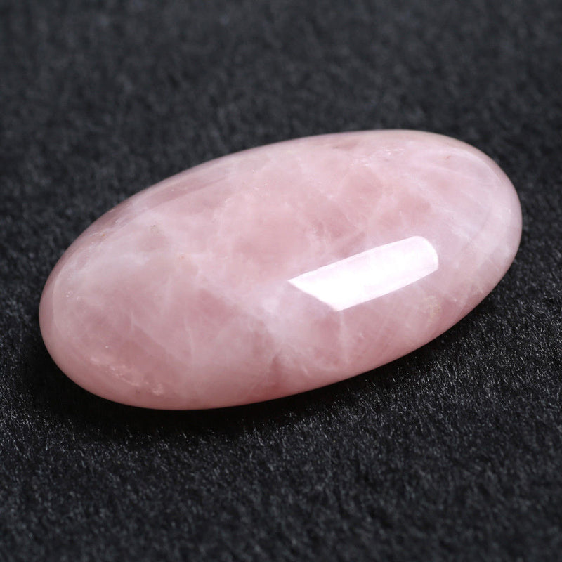 Natural Rose Quartz Crystal Healing Massage Wands Stone Massage Reiki Stick