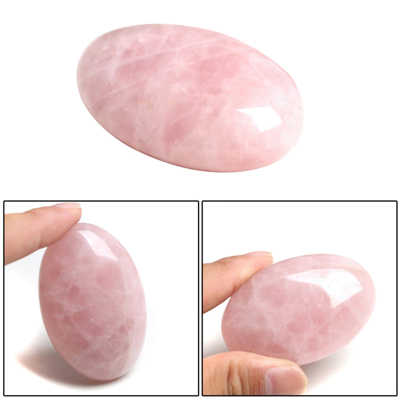 80g Natural pink rose Quartz Crystal stone Specimen mineral Healing FCA739