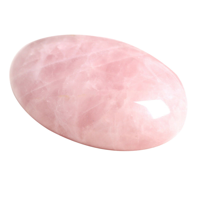 Natural Rose Quartz Crystal Healing Massage Wands Stone Massage Reiki Stick