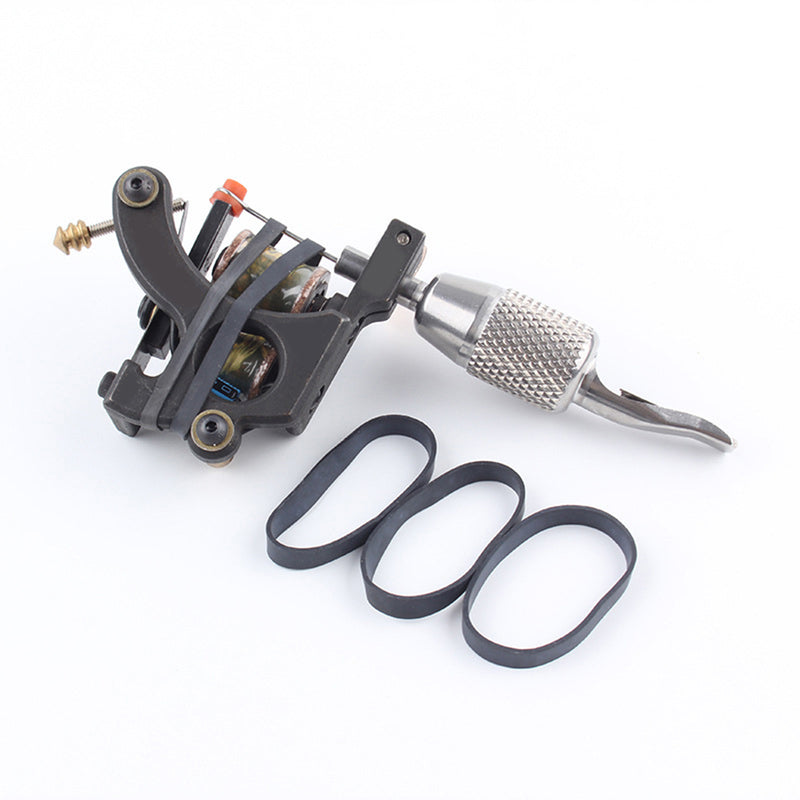 50 x Silicone Tattoo Shockproof Rubber O-rings For Machine Springs Black