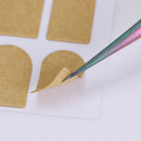 20 Sheets Double Sided Adhesive Tabs Glue Tape Stickers For False Nail Art Tip