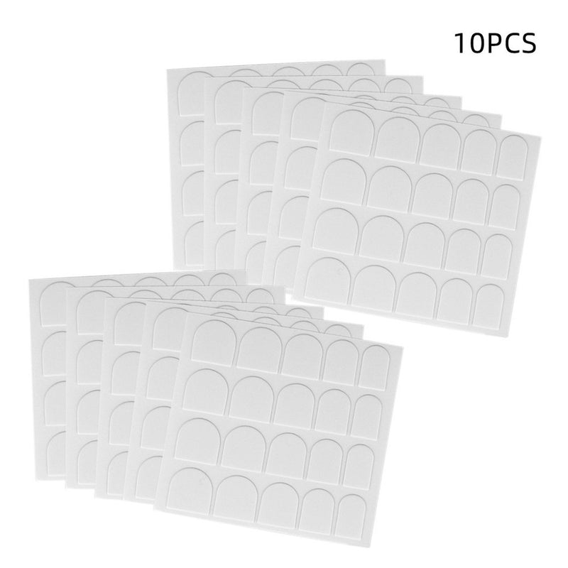 20 Sheets Double Sided Clear Adhesive Stickers False Nail Art Tip Tabs Glue au