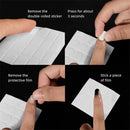 20 Sheets Double Sided Clear Adhesive Stickers False Nail Art Tip Tabs Glue au