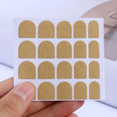 20 Sheets Double Sided Adhesive Tabs Glue Tape Stickers For False Nail Art Tip