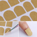 20 Sheets Double Sided Clear Adhesive Stickers False Nail Art Tip Tabs Glue au