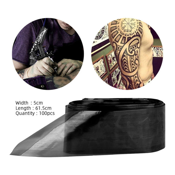 Disposable Tattoo Clip Cord Sleeves Machine Cleaning Bag Hook Lin 100Pcs ftdd