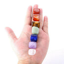 7pcs Red Jasper Chakra Reiki Healing Gemstones Stone Home Office Decor  mdff