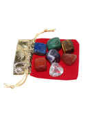 7x Chakra Stones Palm Natural Stone Reiki Healing Crystals Gemstones-Decor