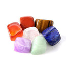 7pcs Red Jasper Chakra Reiki Healing Gemstones Stone Home Office Decor  mdff