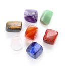 7pcs Red Jasper Chakra Reiki Healing Gemstones Stone Home Office Decor  mdff
