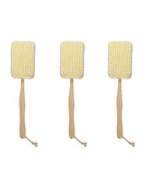Natural Sisal-Long Handle Body Back Brush Shower Sponge Spa Scrub Bath V QU R