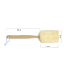 Natural Sisal-Long Handle Body Back Brush Shower Sponge Spa Scrub Bath V QU R