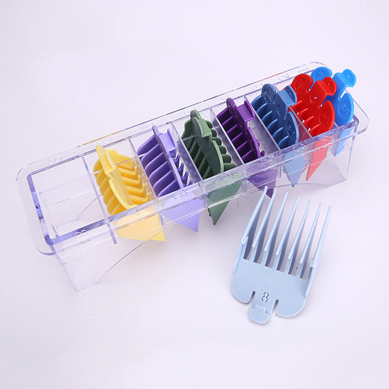 8pc Hair Clipper Limit Comb Guide Attachment Size Barber Replacement Newest