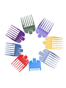 8pc Hair Clipper Limit Comb Guide Attachment Size Barber Replacement Newest