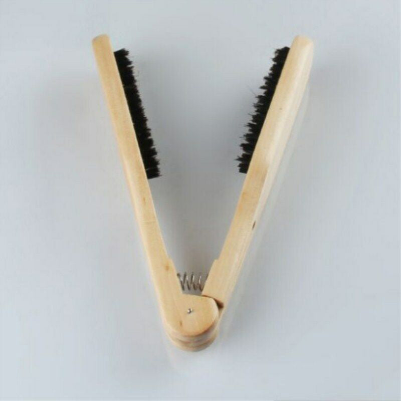 Bristle Hair Massage Comb With Nine Rows And Shape Curly Plastic