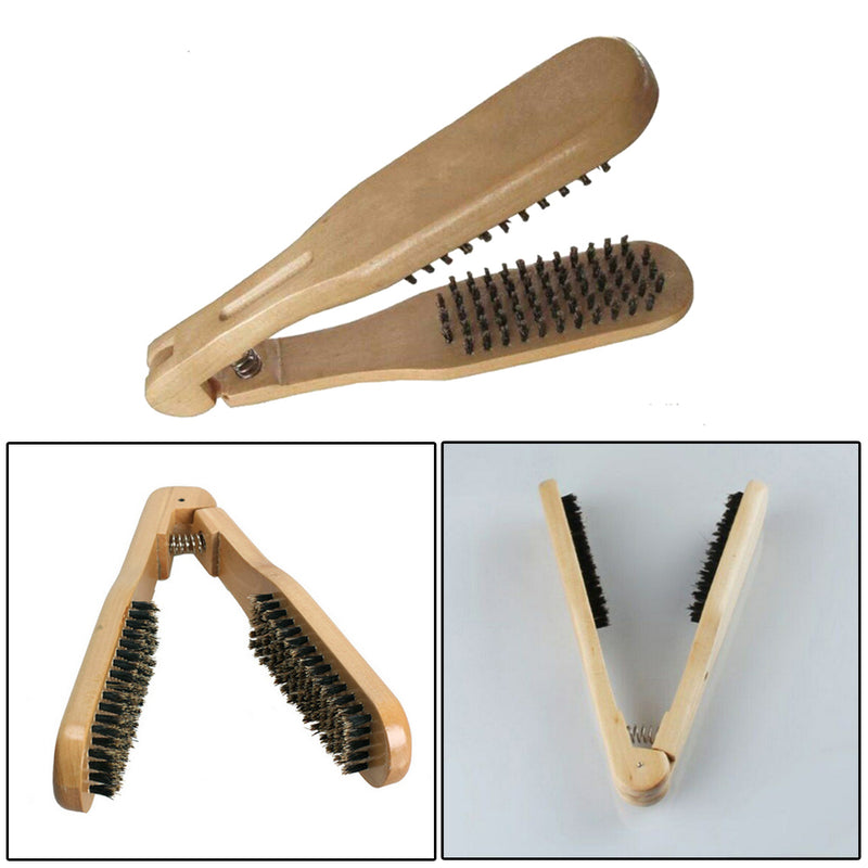 Oval Boar Bristle Airbag Scalp Massage Comb Hair Care Brush With Non-slip Handle