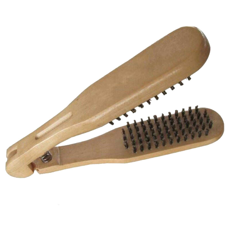 Oval Boar Bristle Airbag Scalp Massage Comb Hair Care Brush With Non-slip Handle