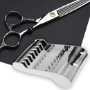 Double Case Stylish Scissors Holder for Salon Station, Barber Shop, Shears Rack