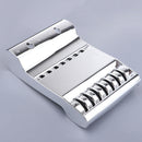 Double Case Stylish Scissors Holder for Salon Station, Barber Shop, Shears Rack