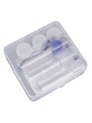 Pill Box Travel Pill Case Portable Pill Organiser Vitamin Medicine Box (Blue)